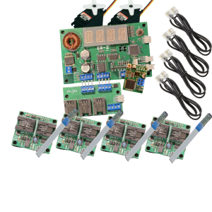 Model Railroad Gate Crossing Kit with Bell - INFRARED EDITION